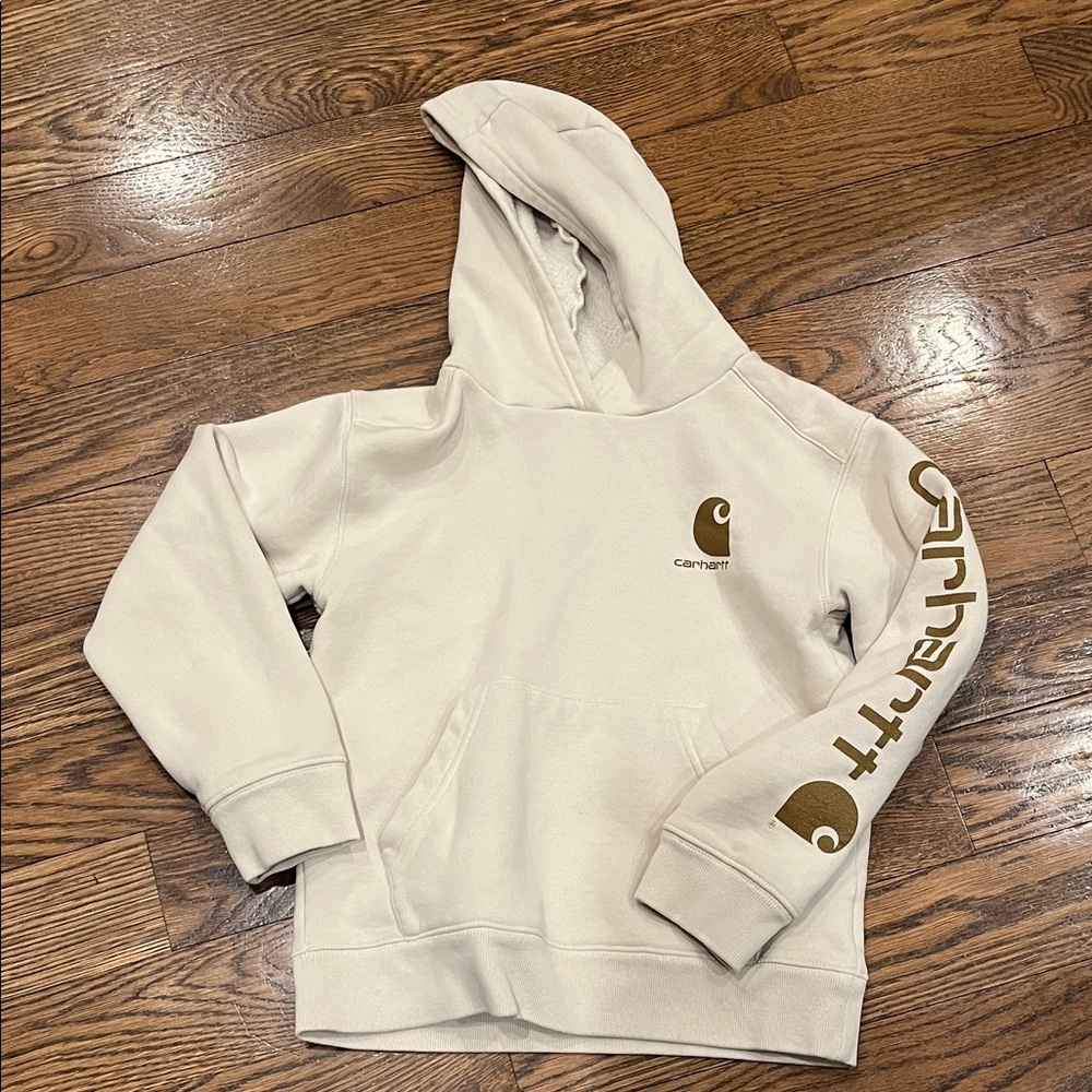 Carhartt Kids Cream Hoodie 8-10 M